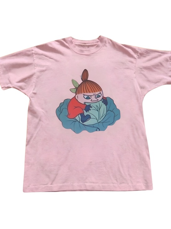Gildan Tops - Gildan Pink Graphic Swim Tee with Cartoon Character